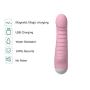 Cordless Waterproof Personal Magic Wand Massager for Therapeutic Muscle Aches and Sports Recovery-Relaxation Massage-Mini,Quiet,Waterproof, Medical Silica Gel,Best Travel Gift-Pink