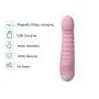 LESWISH Electric 7 Speed Wand Massage, Pain and Stress Reliever Cordless USB Charging Waterproof-Pink