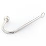 AKStore New Arrival Steel Stainless Anal Hook Fetish Bondage Hook Sex Toys Steel Anal Plug Rope Hook Bondage with Solid Anal Ball Sex Games Unisex Fetish Toy For Lovers(1 Ball)