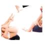 GHXshou Inflatable Long Round Cushion Assist Couple Positioning Deep Support Portable Furniture