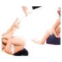 FXH Inflatable Portable Furniture,Long Round Cushion Assist,Couple Positioning