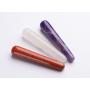 JIC Gem 6pc Natural Crystal Massage Wand for Face Acupuncture Therapy Pointed Stick Tretament Gua Sha Scraping Tool for Reiki Healing