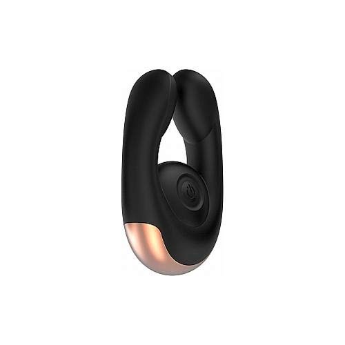 Shots Toys Elegance Dual Motor Clitoral Stimulator Fancy, Black