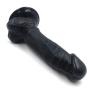 Full 12 in Realistic and Soft 100% Waterproof Big Size Toy - Black - Gaozhonggaoer1.1