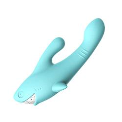 Batyuery Female Smart Shark Vibrator Adult Soft G Sport Stimulation 8 Frequency Vibration Personal Wand Massager for Therapeutic Muscle Aches and Sports Recovery Travel