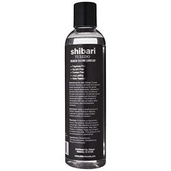 Shibari Tuxedo Silicone, A Fine Quality Personal Lubricant; Luxurious Silicone Based Lube, 8 ounce bottle