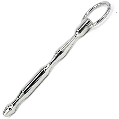 Eastern Delights Elite Stainless Solid Urethral Sounds Plug, 4.53 inch Eastern Delights Elite Stainless Solid Urethral Sounds Plug, 4.53 inch