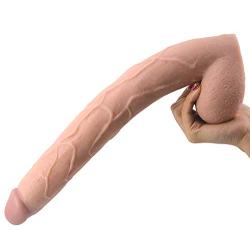 RestingFun Funny Ergonomics 15.5 INCH Huge Long Handsfree Female Personal Vibrant Massager Lifelike Big Monster Massage Wand Horse Toys Plentiful