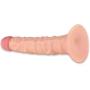 Realistic Suction Cup Dildo - Hands-Free or Strap On Compatible - Lifelike Veins and Tip for Vaginal Penetration