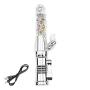 RITER 15 Frequency Rabbit Vibranting G Spotter Vibrantor USB Rechargeable Telescopic Beads Massager Stimulator Adullt Six Toys for Women Gold