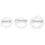 YOYOHOT 3pcs Clock Ring Eriection Prolong Six Pennis Enlarger Orgesm Enhancer
