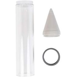 Vacuum Pump Accessories, Penile Tube for Manual or Automatic Penis Pumps for Men - Penile Tube, Adapter Bushing, and Loading Cone for Pos-T-Vac and Erec-Tech Vacuum Erection Systems (Large)