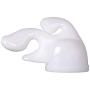 Massagers Attachments, Massager Accessories Attachment Silicone- Three Different Styles (2 White+Purple)