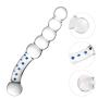 Sexbaby Glass Dildo Crystal Anal Plug Personal Massager for G-Spot Stimulation, 9.6 Ounce