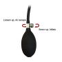 Silicone Expand Inflatable Anal Plug - Body-Safe Medical Grade Waterproof Butt Sex Toy for Male, Female and Beginners