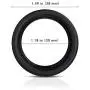 Silicone Dual Penis Ring, Premium Stretchy Longer Harder Stronger Erection Cock Ring Erection Enhancing Sex Toy for Man or Couples Play