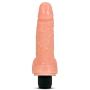 6.5" Soft Realistic Cock and Balls Vibrating Dildo - Multi Speed Beginner Vibrator - Sex Toy for Women - Sex Toy for Adults (Beige)