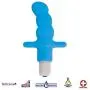 Curve Novelties Desire Silicone Vibrating Anal Probe, Blue