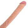 Suction Cup 16.53 Inch Extra Long Huge Massage Wand with Suction Cup Personal Body Massager (Color : Flesh)