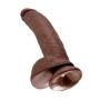 Pipedream King Cock with Balls, Brown, 9 Inch