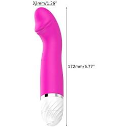 Qhufnng Mini Wand Messager Powerful Vibration Mssage Waterproof Pocket Pleasure Toys for Woman Multispeed Best Gift Perfect for Travel Hot Pink