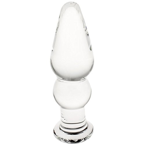 AKStore Crystal Glass Butt Plug Adult Toys Sex Toys G-spot Stimulator Crystal Glass Pleasure Wand Anal Plug for Couple(7 Style)