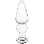 AKStore Crystal Glass Butt Plug Adult Toys Sex Toys G-spot Stimulator Crystal Glass Pleasure Wand Anal Plug for Couple(7 Style)