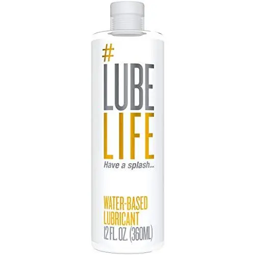 #Lube Life Lube Life Water Based Personal Lubricant, 12 Ounce Lube for Men, Women and Couples, 12 Fluid Ounce