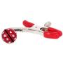 Eastern Delights Elite SM Screw Breast Nipple Clamps Vice, Strawberry Style Bell