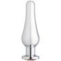 Cloud 9 Novelties Cloud 9 Novelties Gems Silver Chrome Tall Plug, Medium