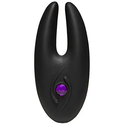 Doc Johnson Body Bling - Breathless - Jeweled 8 Function Rechargeable Mini-Vibrator in Soft and Flexible SecondSkyn Silicone - Panty Vibe - Bunny Ears, Purple Doc Johnson Body Bling - Breathless - Jeweled 8 Function Rechargeable Mini-Vibrator in Soft and Flexible SecondSkyn Silicone - Panty Vibe - Bunny Ears, Purple