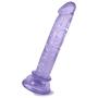 JSCRlove Realistic Ultra Soft-Ďîldɔ 6 Inch Women Body Wand Massager Real Feel Toy with Strong Base Women Socks (Color : Purple)