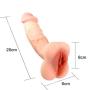 Zlolia Superior Anal Realistic Penis Dildo with Suction Cup Adult Sex Toys for Women, Flesh