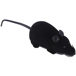 Richi Funny RC Wireless Remote Control Rat Mouse Toy For Cat (Black)