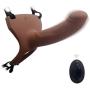 Vibrating Hollow Strap On for Men Wireless Remote Control Sleeve
