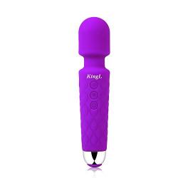KingL Personal Massager Whisper Quiet Powerful Vibration, Waterproof, Handheld, Cordless for Neck Shoulder Back Body Massager, Sports Recovery & Muscle Aches