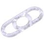 GUANGSHAN 1Pc Stretchy Medical Silicone Three Cages Co~ck Ring Ere~ction Prolong Pe~NIS Extension Relay Eja~culation Séx Toys for Adult