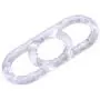 GUANGSHAN 1Pc Stretchy Medical Silicone Three Cages Co~ck Ring Ere~ction Prolong Pe~NIS Extension Relay Eja~culation Séx Toys for Adult