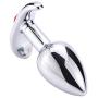 Oolong Silver Metal Ex-pan-sion Hand-held Handle Small Size Ȁmâl Plúg for Men for Women
