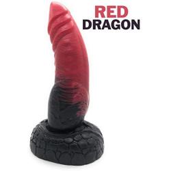Red Dragon - Fantasy Dildo - Silicone Dildo - Sex Toy - Adult Toy (Large 11.3")