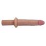 MLSice Unisex Huge Big Anal Dildo Handle Butt Plug Big Long Penis Anal Plug Manhandler Penis Massage Anus Vaginal Stimulate Gay Erotic Toy Sex Shop 12 Inch - Flesh