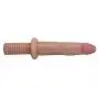 MLSice Unisex Huge Big Anal Dildo Handle Butt Plug Big Long Penis Anal Plug Manhandler Penis Massage Anus Vaginal Stimulate Gay Erotic Toy Sex Shop 12 Inch - Flesh