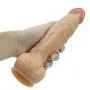 Timoaa Dillo with Suction Cup- Dong with Balls Fake Pennis Adut Seax Female Massage Mastubantion Toy Gift (Color : Skin)