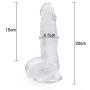 Lfcmf 7.87 inches Ultra-Realistic Large Suction Cup Ladies Massage