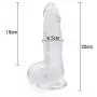Lfcmf 7.87 inches Ultra-Realistic Large Suction Cup Ladies Massage