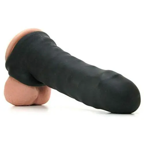 9-INCH Silicone Cóndom Reusable Pênnís Sleeve Enlargement Toys for Men Chástity Clítoris Stímulator Pênnís Rings