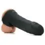 9-INCH Silicone Cóndom Reusable Pênnís Sleeve Enlargement Toys for Men Chástity Clítoris Stímulator Pênnís Rings