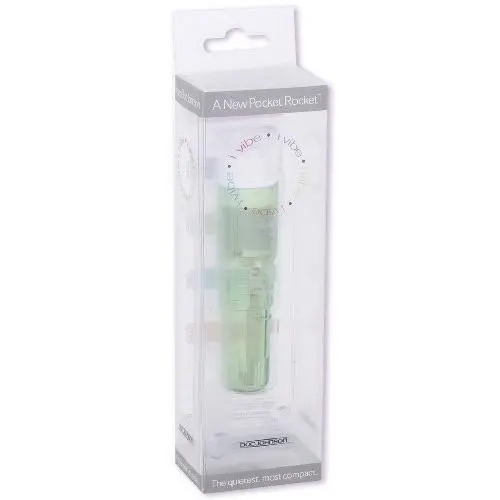 Doc Johnson i-Vibe Pocket Rocket Vibrator, Lime Doc Johnson i-Vibe Pocket Rocket Vibrator, Lime