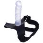 HYLHYL5-F Cl-ǐt Suckěr Female Realistic Lifelike for Women Silicone Adult Toys with Strong Suction Cup Blue PVC+ Leather Pants (20cm/7.87")