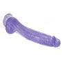 YOULAN 12.2 Inch Toy Soft Relax Massager with Handsfree Suction Cup for Women Purple Massager